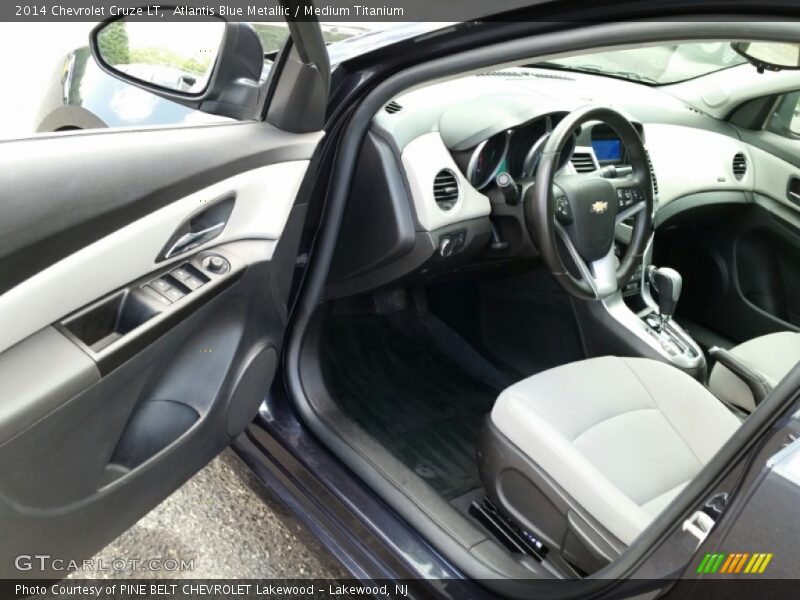 Atlantis Blue Metallic / Medium Titanium 2014 Chevrolet Cruze LT