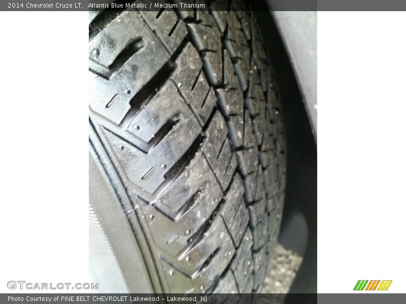 Atlantis Blue Metallic / Medium Titanium 2014 Chevrolet Cruze LT
