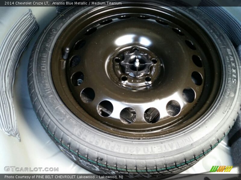Atlantis Blue Metallic / Medium Titanium 2014 Chevrolet Cruze LT