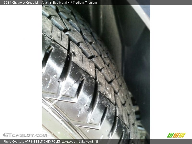 Atlantis Blue Metallic / Medium Titanium 2014 Chevrolet Cruze LT
