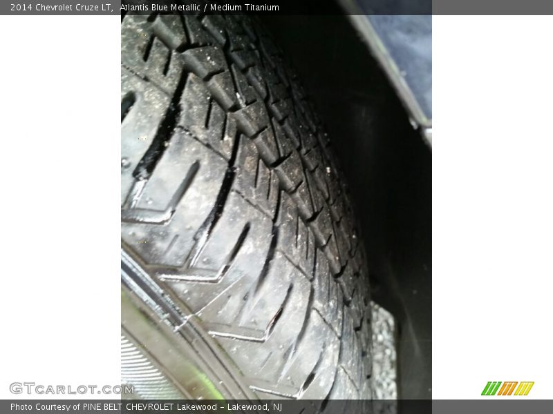 Atlantis Blue Metallic / Medium Titanium 2014 Chevrolet Cruze LT