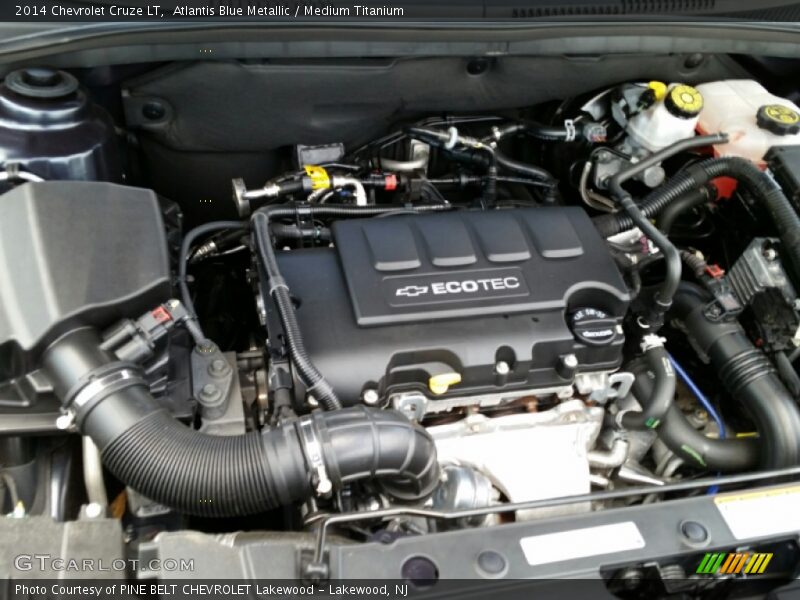 Atlantis Blue Metallic / Medium Titanium 2014 Chevrolet Cruze LT