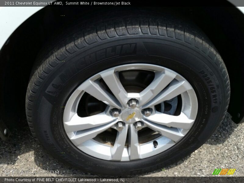 Summit White / Brownstone/Jet Black 2011 Chevrolet Equinox LT AWD