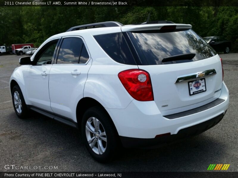 Summit White / Brownstone/Jet Black 2011 Chevrolet Equinox LT AWD
