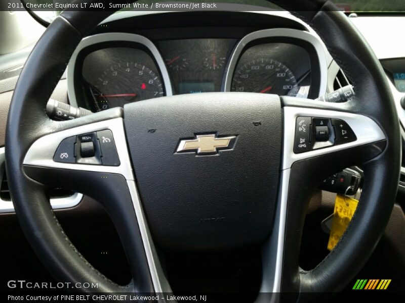 Summit White / Brownstone/Jet Black 2011 Chevrolet Equinox LT AWD