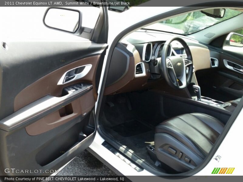Summit White / Brownstone/Jet Black 2011 Chevrolet Equinox LT AWD