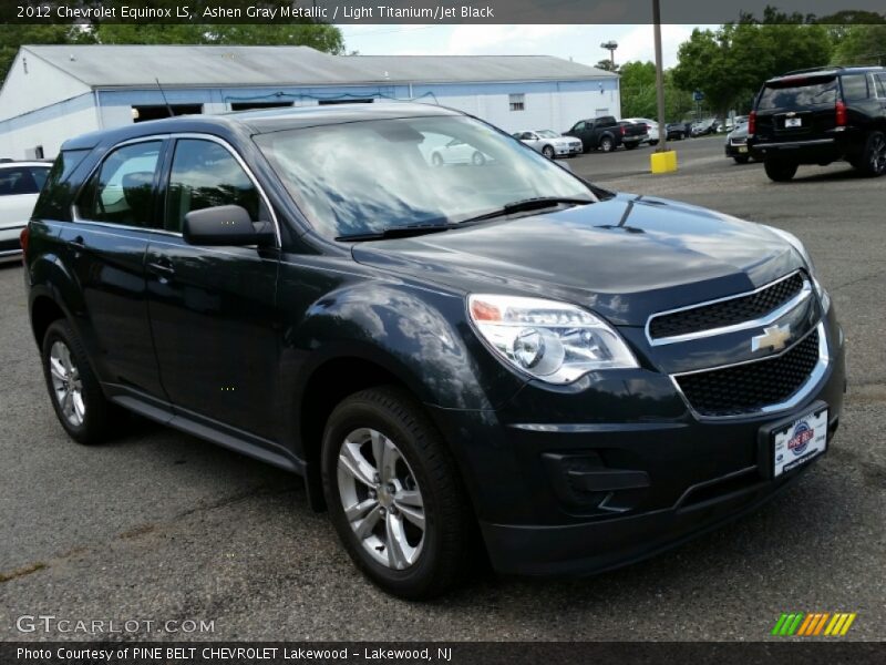 Ashen Gray Metallic / Light Titanium/Jet Black 2012 Chevrolet Equinox LS