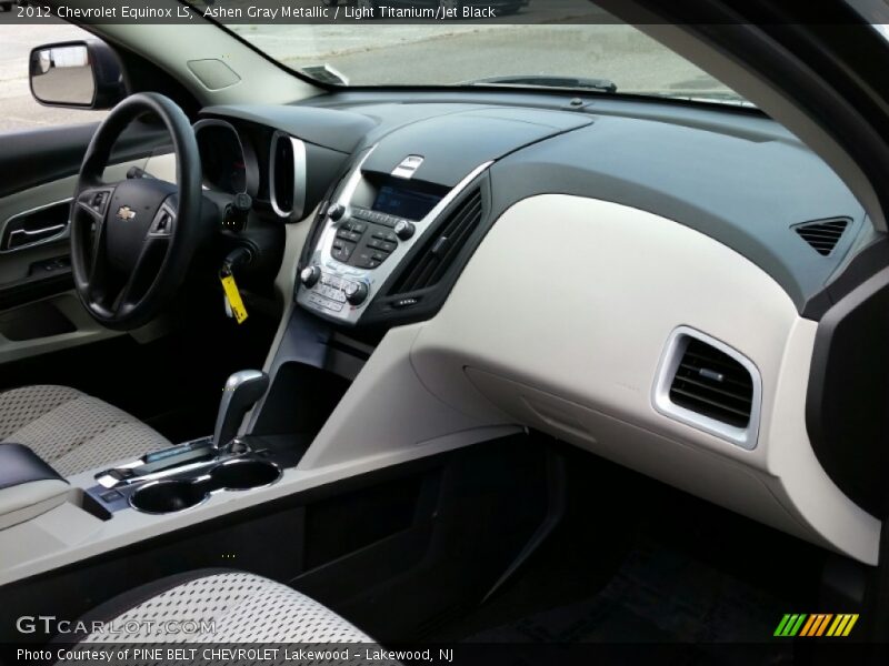 Ashen Gray Metallic / Light Titanium/Jet Black 2012 Chevrolet Equinox LS