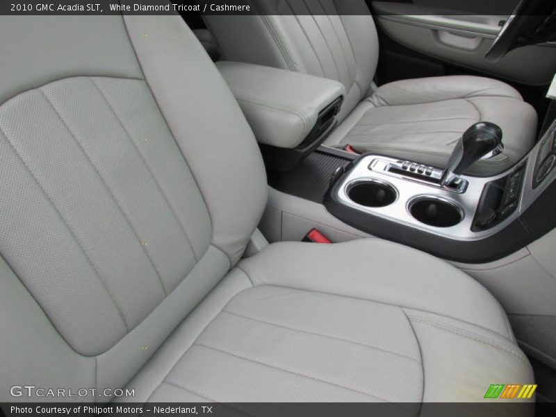 White Diamond Tricoat / Cashmere 2010 GMC Acadia SLT