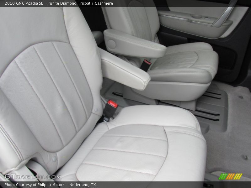 White Diamond Tricoat / Cashmere 2010 GMC Acadia SLT