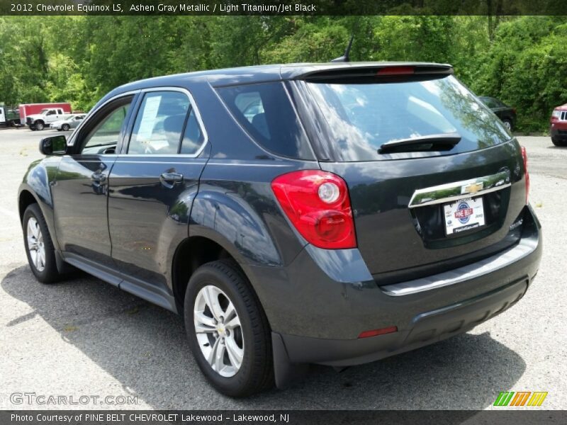 Ashen Gray Metallic / Light Titanium/Jet Black 2012 Chevrolet Equinox LS