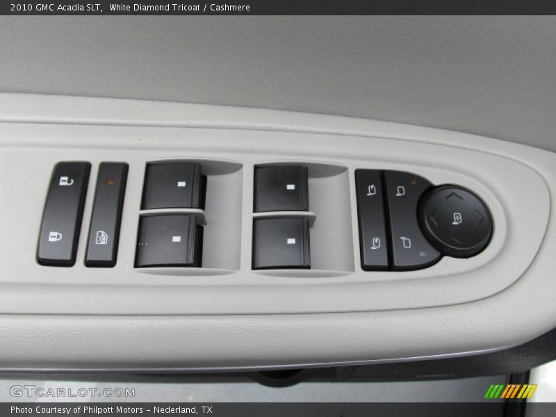 White Diamond Tricoat / Cashmere 2010 GMC Acadia SLT
