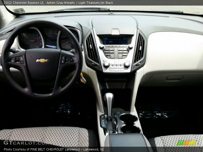 Ashen Gray Metallic / Light Titanium/Jet Black 2012 Chevrolet Equinox LS