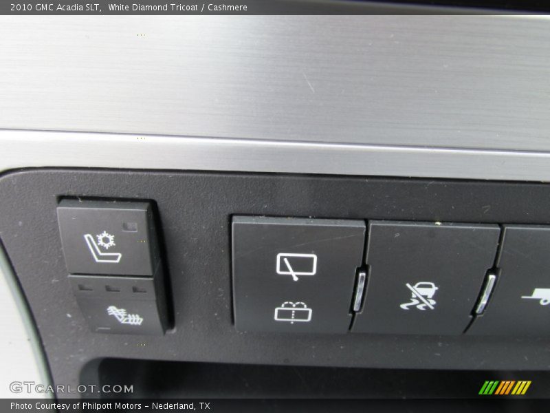 White Diamond Tricoat / Cashmere 2010 GMC Acadia SLT