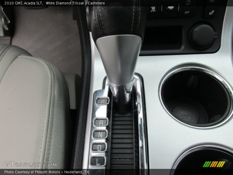 White Diamond Tricoat / Cashmere 2010 GMC Acadia SLT