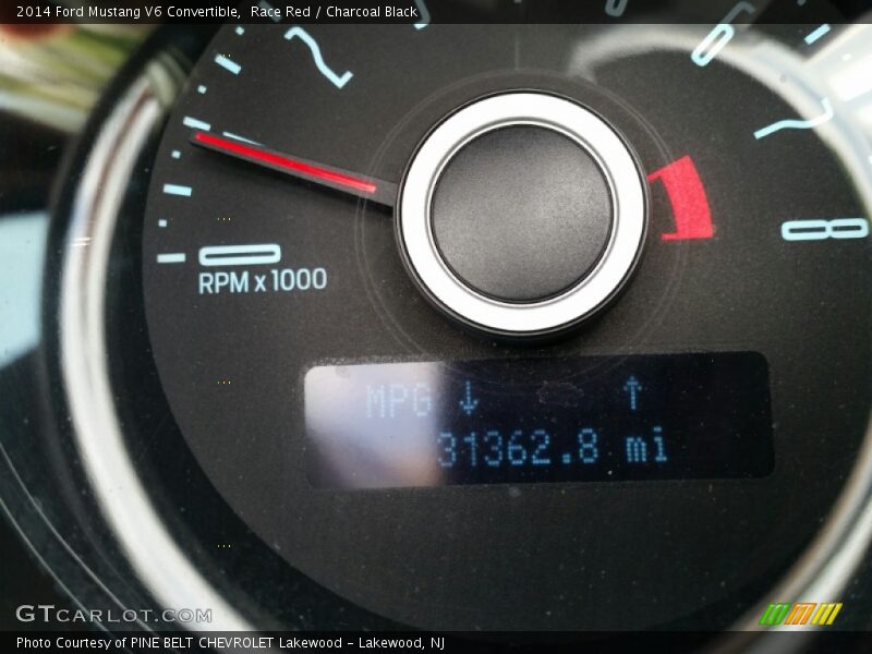 Race Red / Charcoal Black 2014 Ford Mustang V6 Convertible