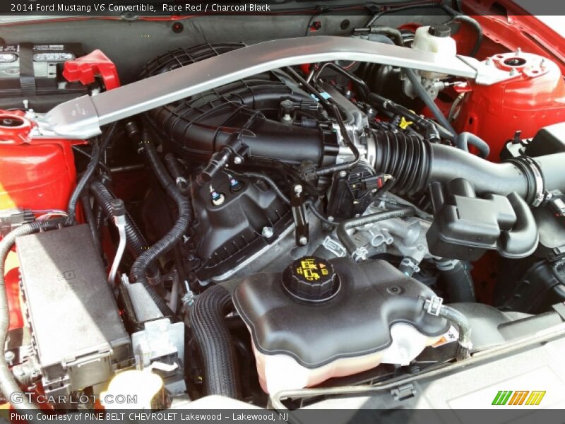 Race Red / Charcoal Black 2014 Ford Mustang V6 Convertible