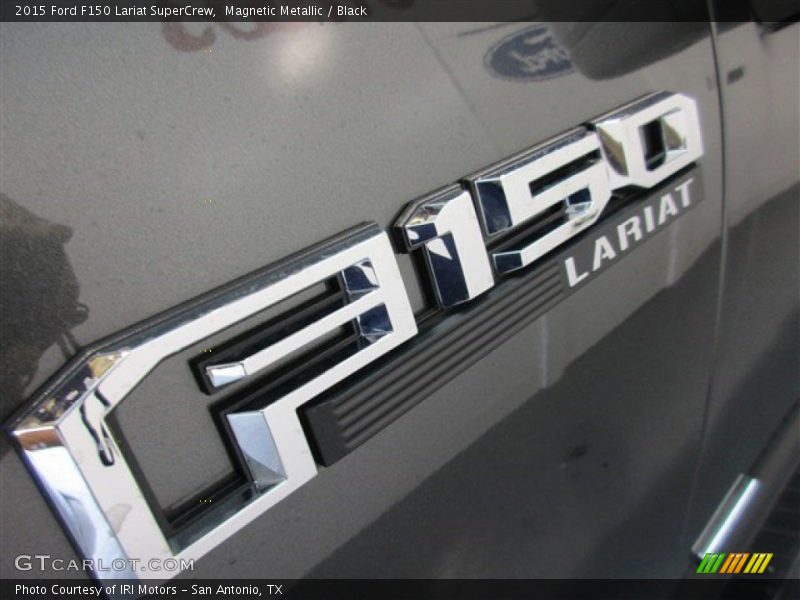 Magnetic Metallic / Black 2015 Ford F150 Lariat SuperCrew