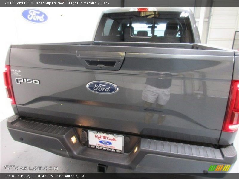 Magnetic Metallic / Black 2015 Ford F150 Lariat SuperCrew