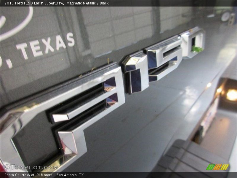 Magnetic Metallic / Black 2015 Ford F150 Lariat SuperCrew