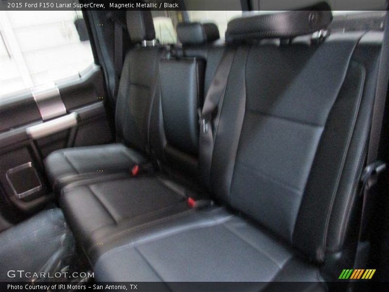 Magnetic Metallic / Black 2015 Ford F150 Lariat SuperCrew