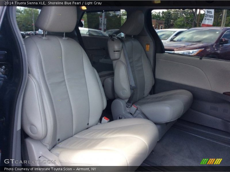 Shoreline Blue Pearl / Light Gray 2014 Toyota Sienna XLE