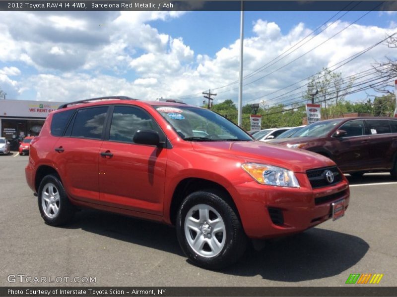 Barcelona Red Metallic / Ash 2012 Toyota RAV4 I4 4WD