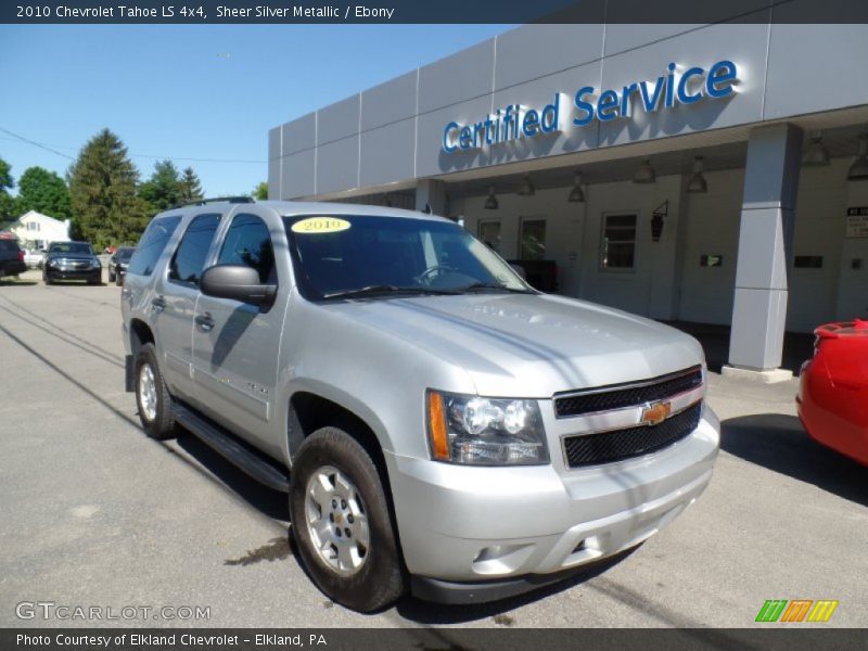 Sheer Silver Metallic / Ebony 2010 Chevrolet Tahoe LS 4x4