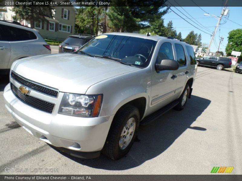 Sheer Silver Metallic / Ebony 2010 Chevrolet Tahoe LS 4x4