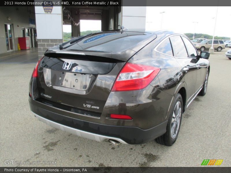 Kona Coffee Metallic / Black 2013 Honda Crosstour EX-L V-6 4WD