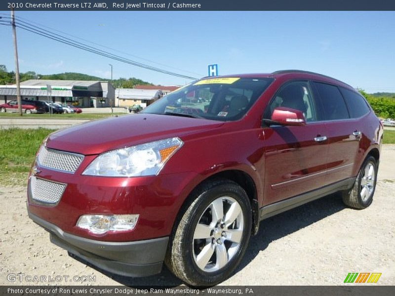 Red Jewel Tintcoat / Cashmere 2010 Chevrolet Traverse LTZ AWD