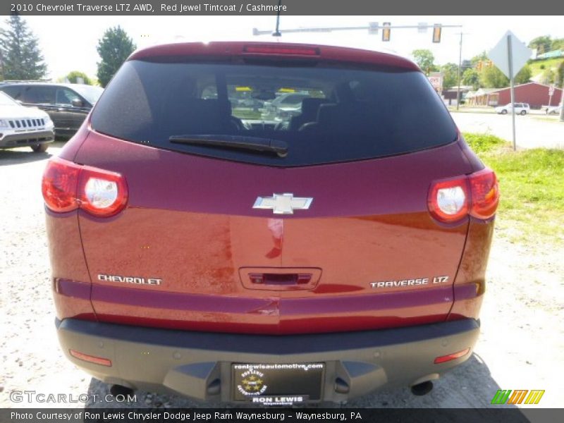 Red Jewel Tintcoat / Cashmere 2010 Chevrolet Traverse LTZ AWD