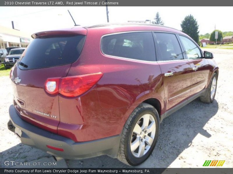 Red Jewel Tintcoat / Cashmere 2010 Chevrolet Traverse LTZ AWD