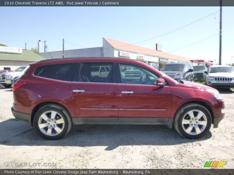 Red Jewel Tintcoat / Cashmere 2010 Chevrolet Traverse LTZ AWD