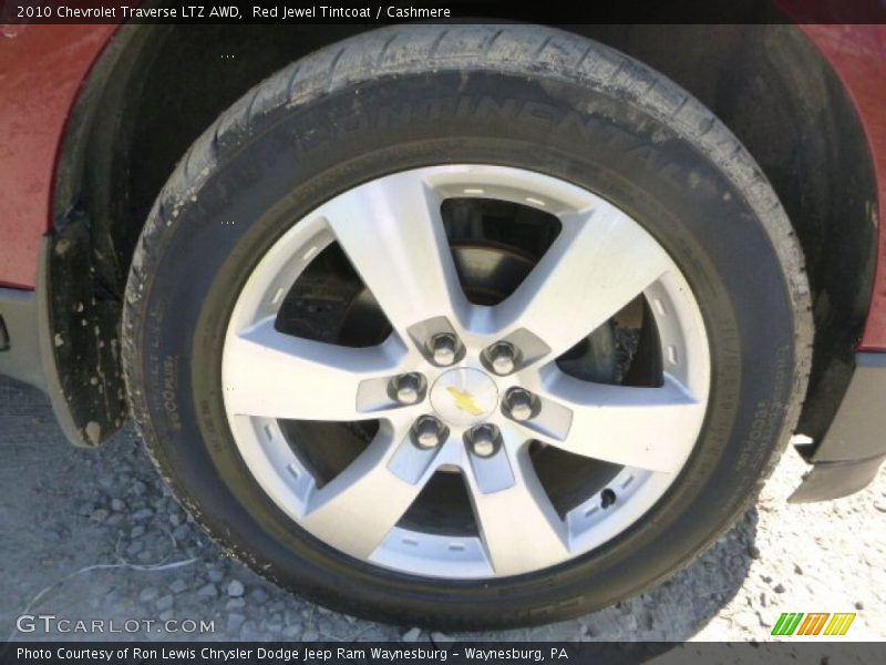 Red Jewel Tintcoat / Cashmere 2010 Chevrolet Traverse LTZ AWD