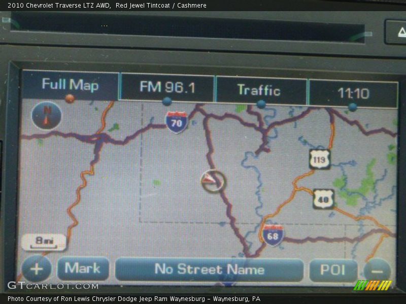 Red Jewel Tintcoat / Cashmere 2010 Chevrolet Traverse LTZ AWD