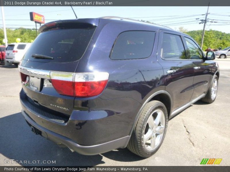 Blackberry Pearl / Black/Tan 2011 Dodge Durango Citadel 4x4