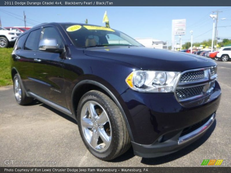 Blackberry Pearl / Black/Tan 2011 Dodge Durango Citadel 4x4