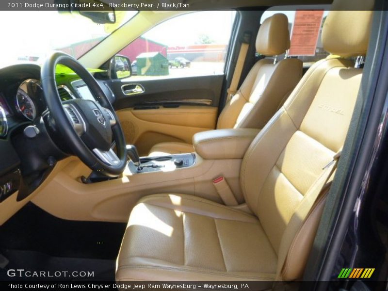 Blackberry Pearl / Black/Tan 2011 Dodge Durango Citadel 4x4