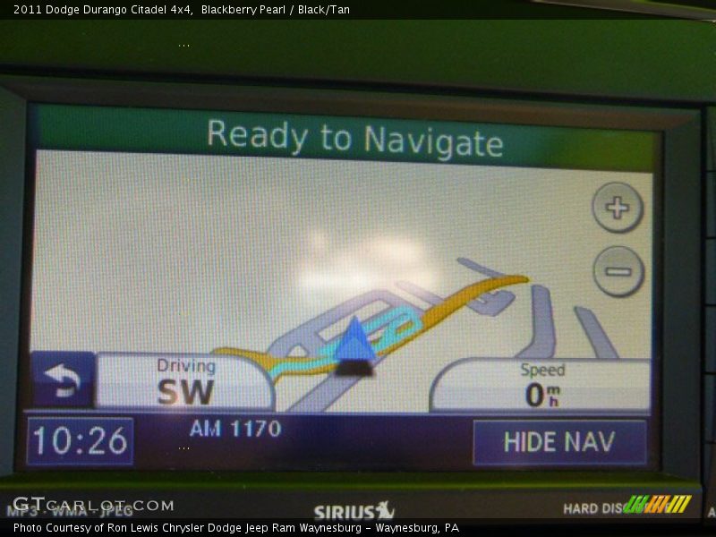 Blackberry Pearl / Black/Tan 2011 Dodge Durango Citadel 4x4
