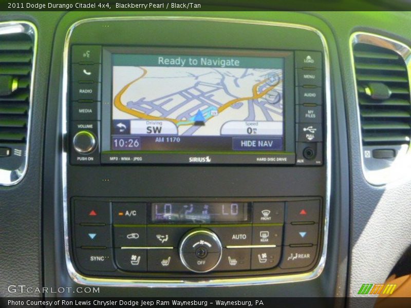 Blackberry Pearl / Black/Tan 2011 Dodge Durango Citadel 4x4