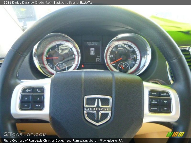 Blackberry Pearl / Black/Tan 2011 Dodge Durango Citadel 4x4