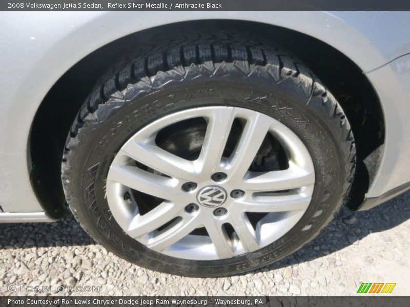Reflex Silver Metallic / Anthracite Black 2008 Volkswagen Jetta S Sedan