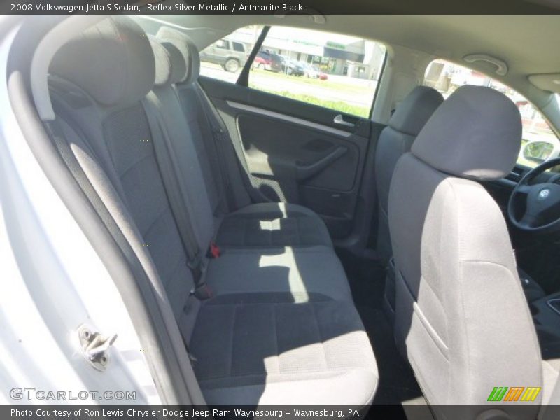 Reflex Silver Metallic / Anthracite Black 2008 Volkswagen Jetta S Sedan