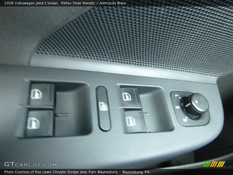 Reflex Silver Metallic / Anthracite Black 2008 Volkswagen Jetta S Sedan