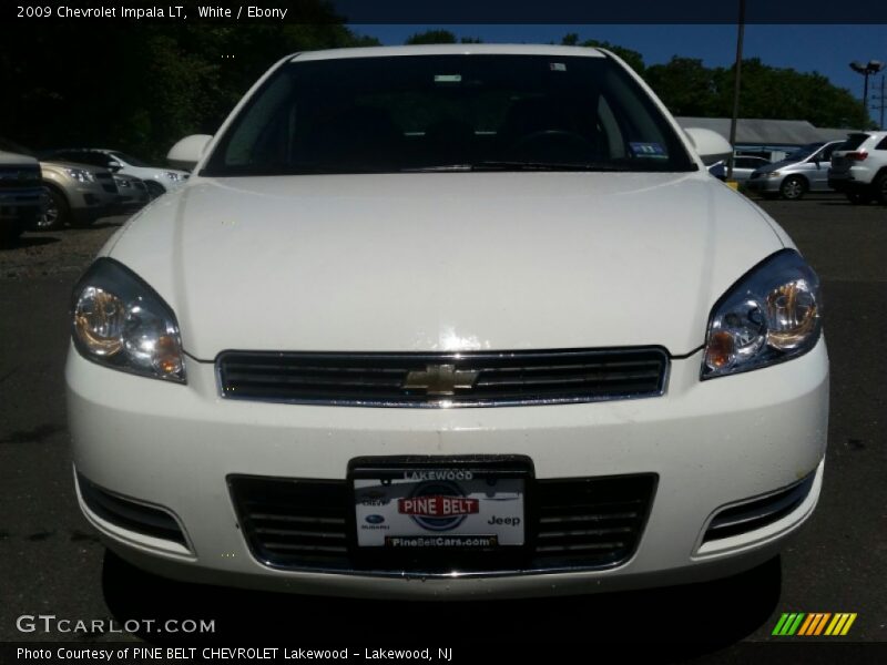White / Ebony 2009 Chevrolet Impala LT