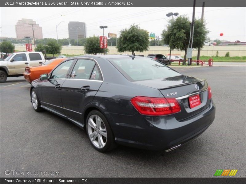 Steel Grey Metallic / Almond/Black 2013 Mercedes-Benz E 350 Sedan