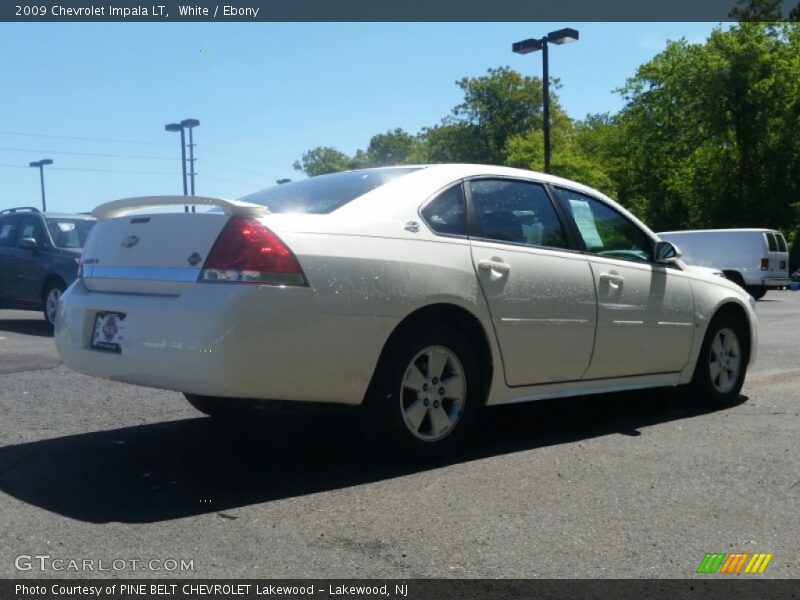White / Ebony 2009 Chevrolet Impala LT