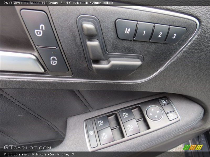 Steel Grey Metallic / Almond/Black 2013 Mercedes-Benz E 350 Sedan
