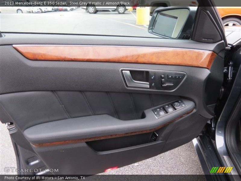 Steel Grey Metallic / Almond/Black 2013 Mercedes-Benz E 350 Sedan